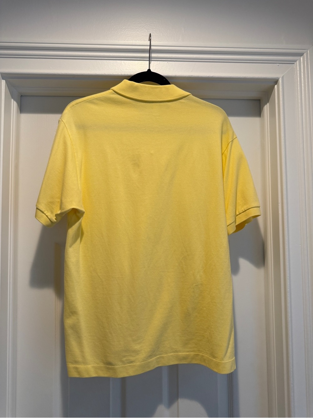 Lacoste Yellow Classic Pique Polo Shirt - Picture 3 of 3